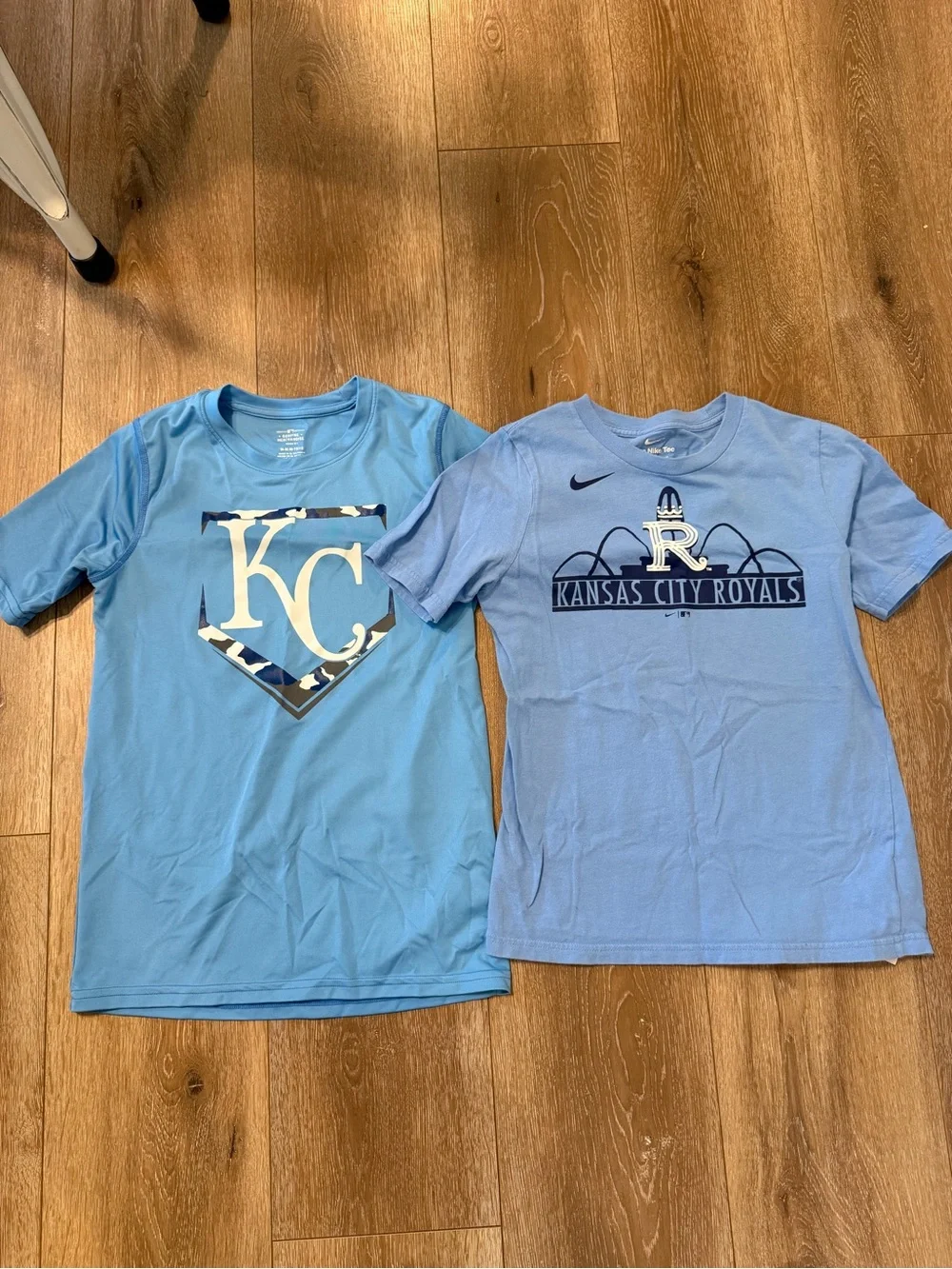 Nike Kids Light Blue Kansas City Royals Tee Pair